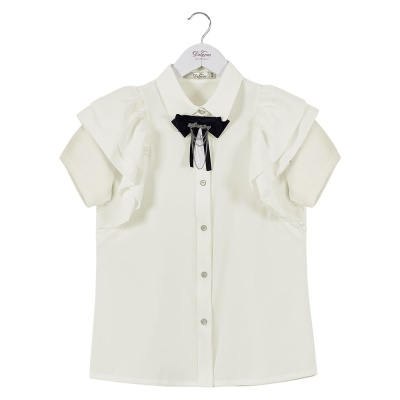 Блузка школьная Deloras 63994CS молочная 01